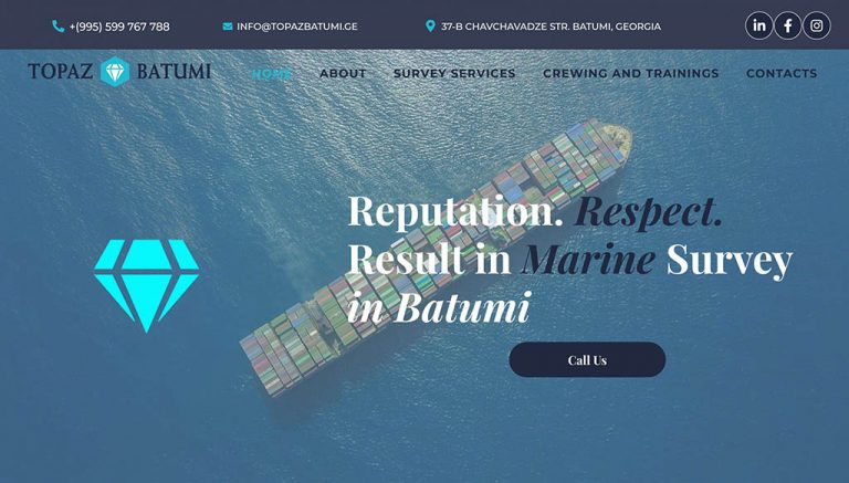 Topaz Batumi - Marine surveyor and crewing agency in Batumi
